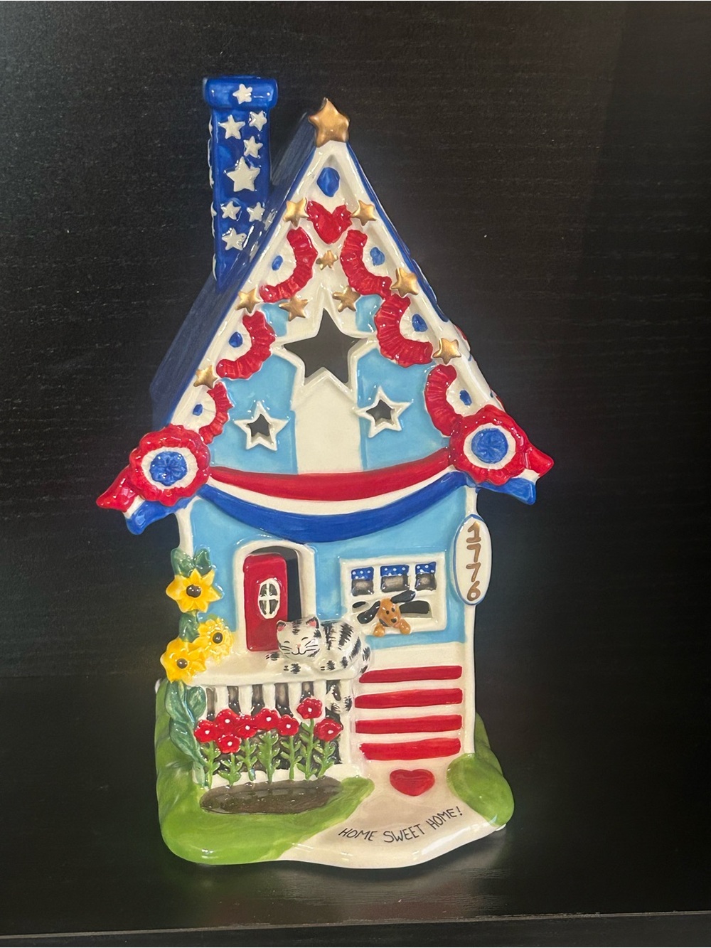 Blue Sky Home Sweet Home Candle Light House